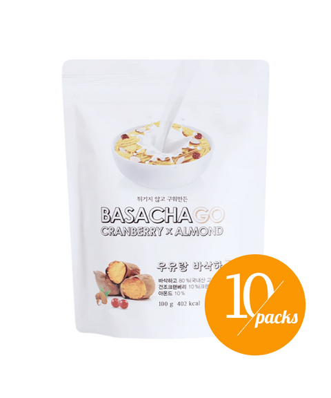 The More Food - Basakhago baked sweet potato chip with Cranberry & Almond 40g