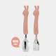 Edison - Silicone Spoon & Fork Case Set for Baby