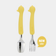 Edison - Silicone Spoon & Fork Case Set for Baby