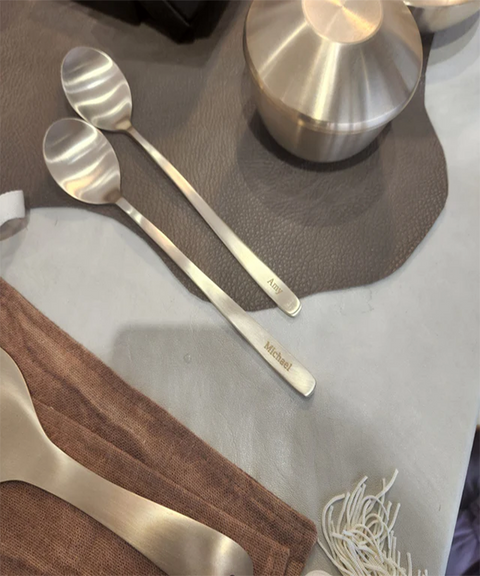 Premium Copper Kids Cutlery Set (Spoon & Fork)