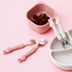 Edison - Silicone Spoon & Fork Case Set for Baby