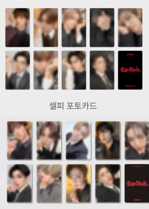 &TEAM photocard W:CARRIER, Samidare, Aoarashi, Yukiakari photocard unreleased