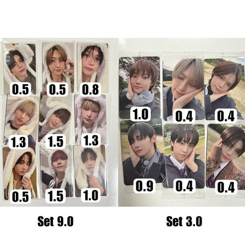 &TEAM photocard W:CARRIER, Samidare, Aoarashi, Yukiakari photocard unreleased