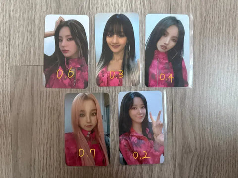 (G)I-DLE Miyeon Minnie Soyeon Yuqi Shuhua Tomboy Appmus Lucky Draw photocard