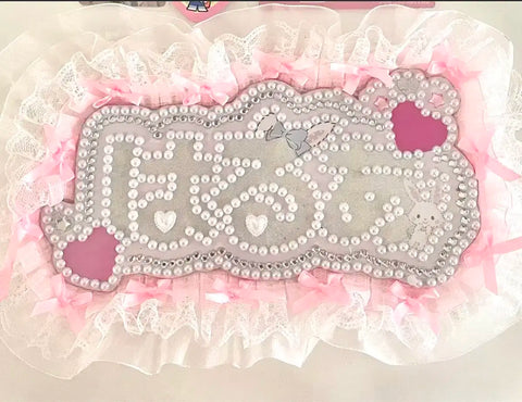 &TEAM HARUA Name Board, Light Stick, Slogan