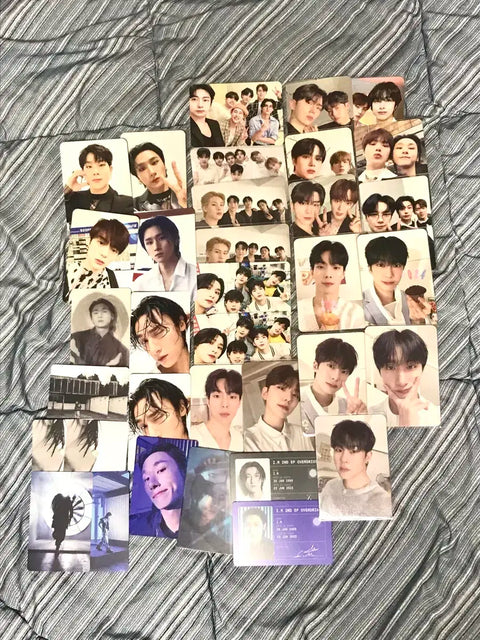 (Batch of 36) MONSTA X Photocards Group Unit Overdrive Season's Greetings Album
