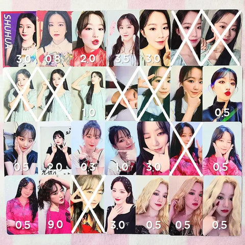 (G)I-DLE Shuhua LATATA Signature Hwa BURN Nude Photocard PC Transfer