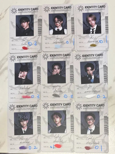 &TEAM Coffin Blind Standard Album ID Photo Photocard