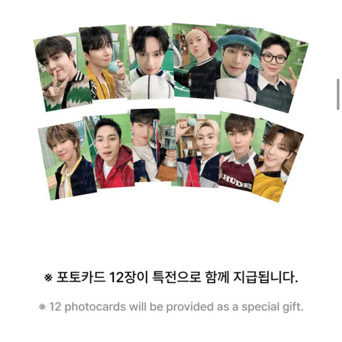 (2-Piece Set) Vernon Seventeen Caratland Carat Zone Carat Land Stadium Jacket Special Edition Photocard