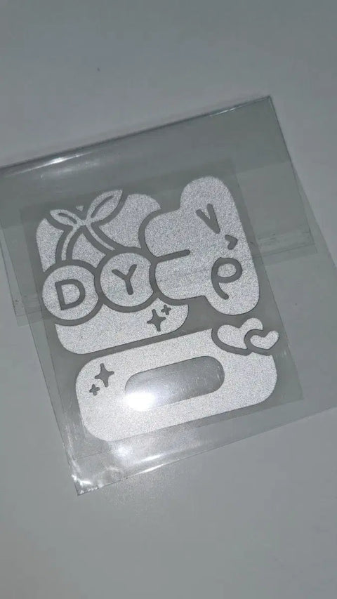 NCT 127 Doyoung Vans reflective sticker Ddyung