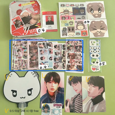 &TEAM Melon Zu Ichigo Nyan Purikura Birthday Cafe Benefit Transfer Photocard Poca