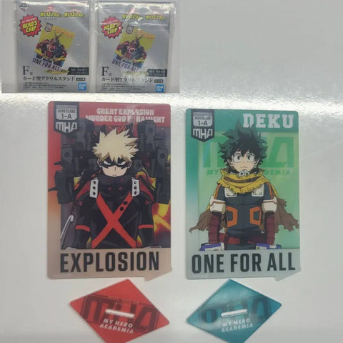 !Price Included for GS25 Pickup! My Hero Academia Bakugo Midoriya Acrylic Card Ichibankuji