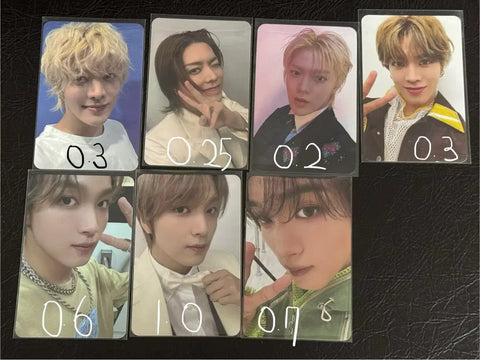 NCT 127 Dream photocard transfer Mark Haechan Doyoung Taeyong nct poca pc