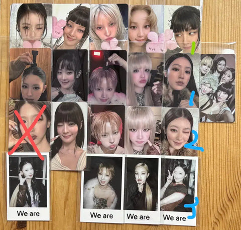 (G)I-DLE mini album Vol. 8 "WE ARE" Apple Music Weverse POB photocards Good Thing