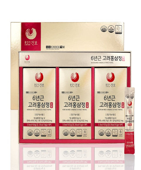 Geonbo - 6 years old Korean Ginseng Hongsamjeong Royal extract