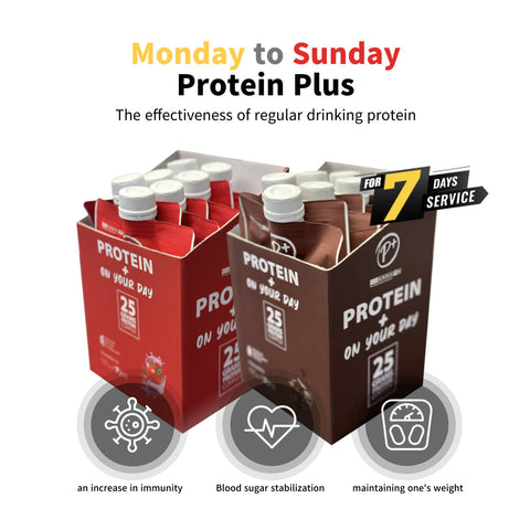 Gganbu - P+ Protein + On Your Day Whey Protein Shake Pouch (2 flavors)